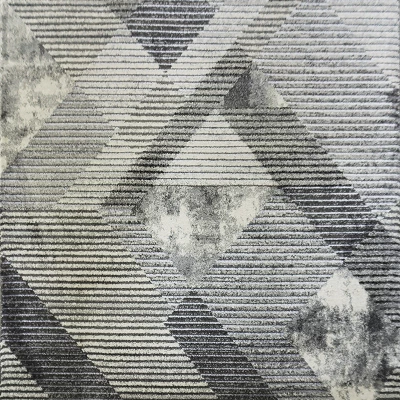 Obdĺžnikový kusový koberec 180x260 BREA 2 - šedý / biely