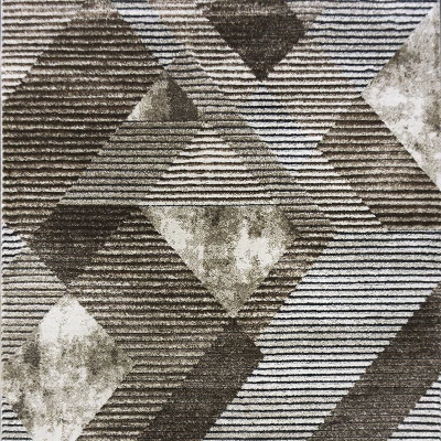 Obdĺžnikový kusový koberec 120x180 BREA 2 - béžový / hnedý