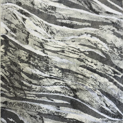 Obdĺžnikový kusový koberec 140x190 BREA 3 - šedý / biely