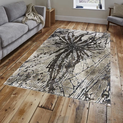 Obdĺžnikový kusový koberec 180x260 BREA 4 - béžový / hnedý