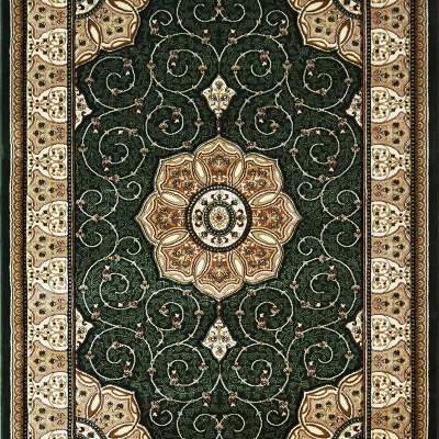 Kusový koberec s orientálnym vzorom 140x190 ARTESIA 15 - zelený