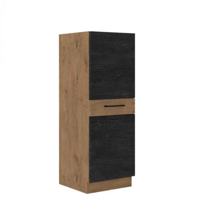 Kuchynská skrinka so šuplíkmi 50 cm ZHILAN - dub lancelot / dark wood