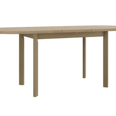 Rozkladací oválny jedálenský stôl 160x80 cm BANGS 9 - orech