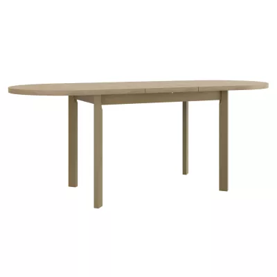 Rozkladací oválny jedálenský stôl 160x80 cm BANGS 9 - orech