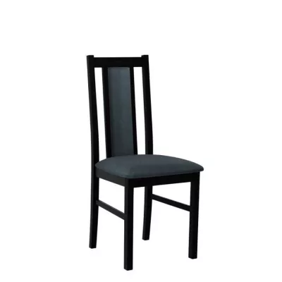 Čalúnená stolička do jedálne EDON 14 - čierna / modrá