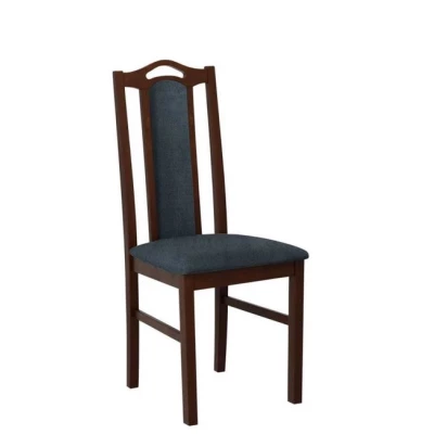 Stolička do jedálne EDON 9 - orech / modrá