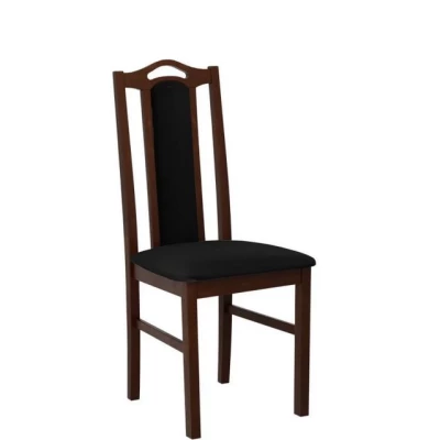 Stolička do jedálne EDON 9 - orech / čierna