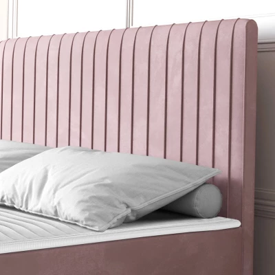 Manželská kontinentálna posteľ 160x200 GARLAND - tyrkysová + topper ZDARMA