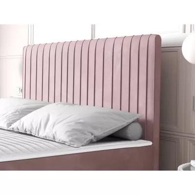 Manželská kontinentálna posteľ 160x200 GARLAND - tyrkysová + topper ZDARMA