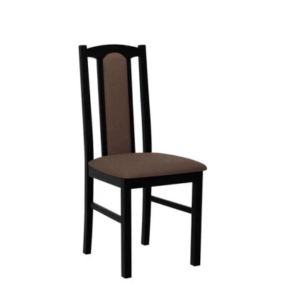 Čalúnená stolička do kuchyne EDON 7 - čierna / hnedá 2
