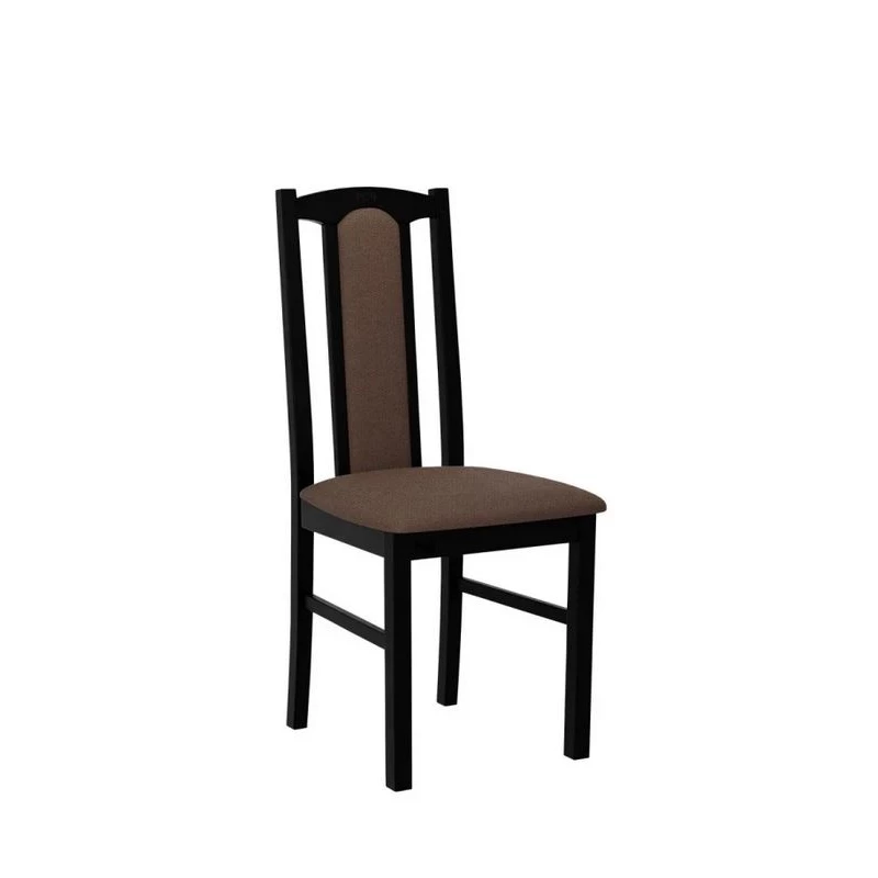 Čalúnená stolička do kuchyne EDON 7 - čierna / hnedá 2