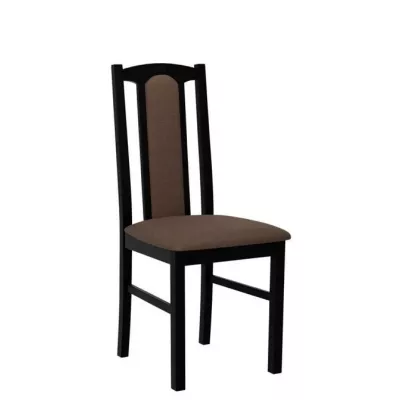 Čalúnená stolička do kuchyne EDON 7 - čierna / hnedá 2