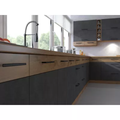 Kuchynská doska 220x60x3,8 cm MALIA - dub artisan, ľavé prevedenie