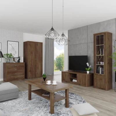 Televízny stolík SMILA - dub lefkas