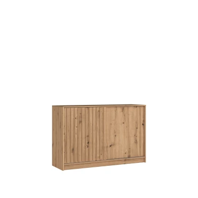 Široká komoda s dvierkami KAREN - dub wotan