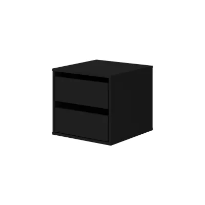 Set 2 šuplíkov do skrine 203 a 250 cm SIMEN - čierny