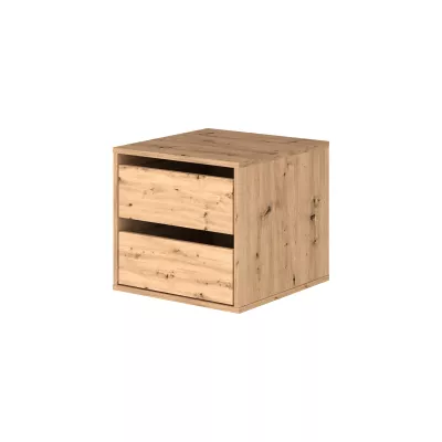 Set 2 šuplíkov do skrine 203 a 250 cm SIMEN - dub wotan