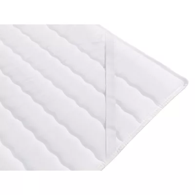 Boxspringová dvojlôžková posteľ 140x200 BELFLOWER 6 - dub lancelot / popolavá + topper ZDARMA