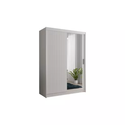 Šatníková skriňa s policami 150/62 TEDRA - biela