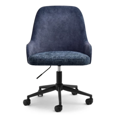 Otočná stolička MANEL MOVE - tmavo modrá / čierna