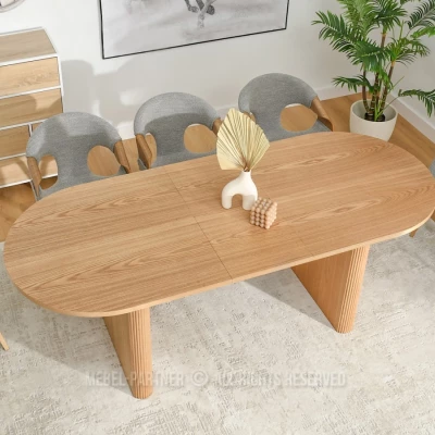 Rozkladací jedálenský stôl 180(220)x90 CENDRY - dub