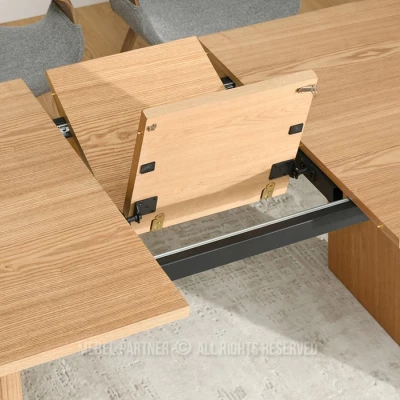 Rozkladací jedálenský stôl 180(220)x90 CENDRY - dub