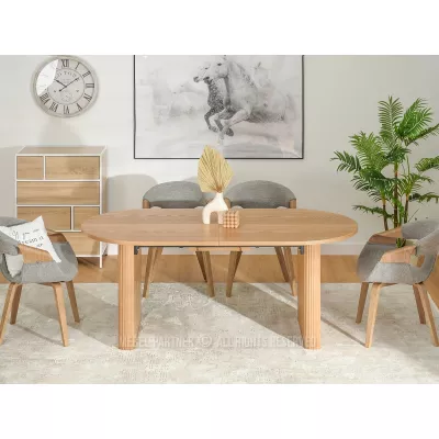 Rozkladací jedálenský stôl 180(220)x90 CENDRY - dub