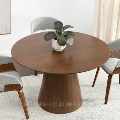 Okrúhly jedálenský stôl 120 cm DONIS - orech