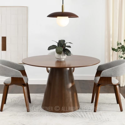 Okrúhly jedálenský stôl 120 cm DONIS - orech
