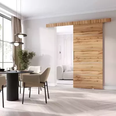 Posuvné interiérové dvere BARRET 2 - 96 cm, dub sonoma