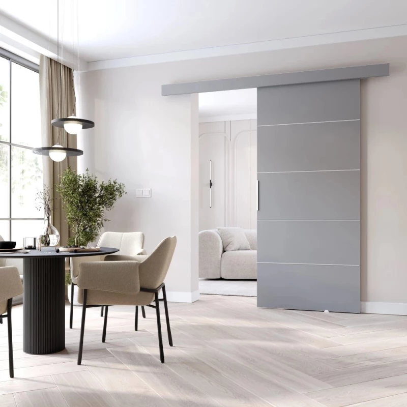 Posuvné interiérové dvere BARRET 2 - 86 cm, šedé