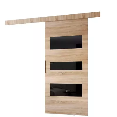 Interiérové dvere na stenu BARRET 3 - 106 cm, dub sonoma