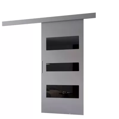 Interiérové dvere na stenu BARRET 3 - 76 cm, šedé