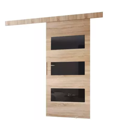Posuvné dvere na stenu BARRET 5 - 106 cm, dub sonoma