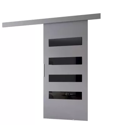 Posuvné interiérové dvere BARRET 6 - 96 cm, šedé
