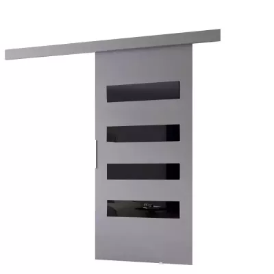 Posuvné interiérové dvere BARRET 6 - 96 cm, šedé