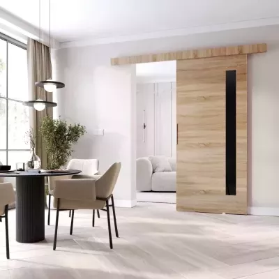 Interiérové dvere na stenu BARRET 7 - 106 cm, dub sonoma