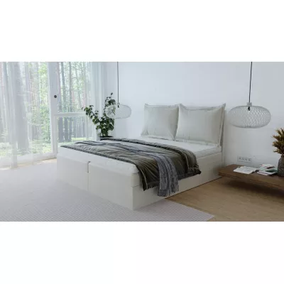 Boxspringová posteľ 180x200 KAHLUA - svetlo béžová