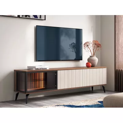 Široká televízna skrinka TOUDI - bella noce / kašmír