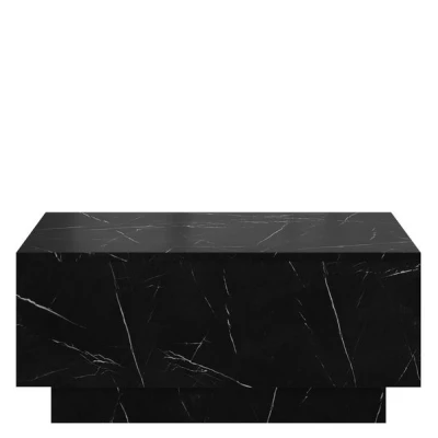 Konferenčný stolík 90x60 cm NORAN - mramor čierny