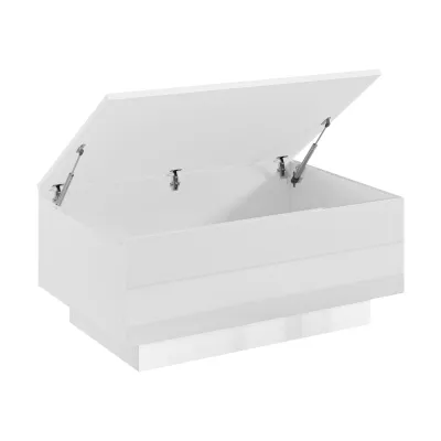 Konferenčný stolík 90x60 cm NORAN - mramor biely