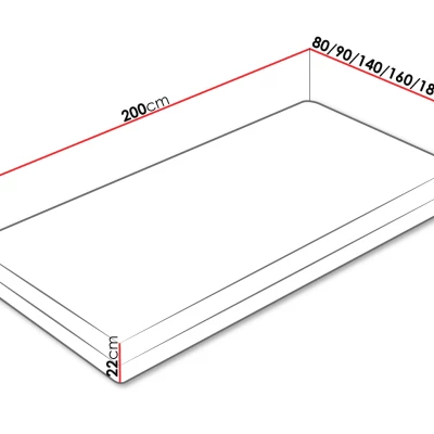 Pružinový matrac 80x200 CHICA KOMFORT
