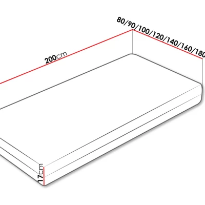 Hypoalergénny matrac s kokosovou rohožou 100x200 FENGE