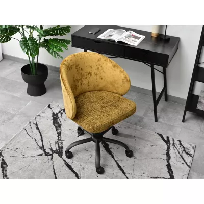 Otočná stolička TITI MOVE - horčicová / čierna