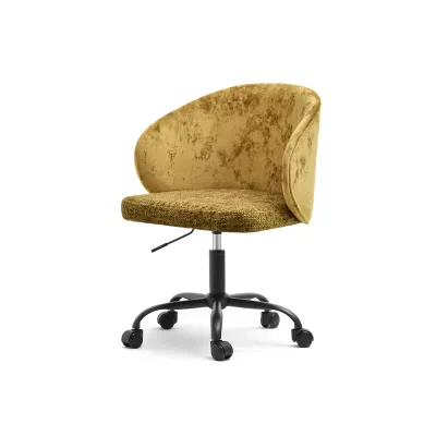 Otočná stolička TITI MOVE - horčicová / čierna