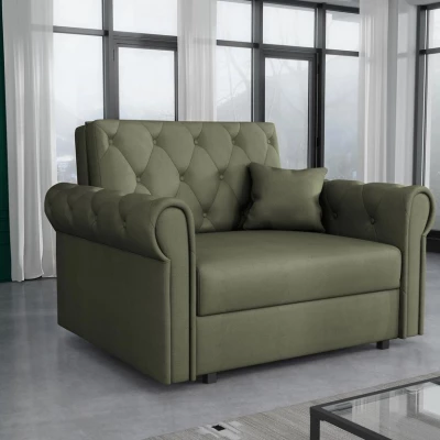 Rozkladacie kreslo RAMFA - khaki