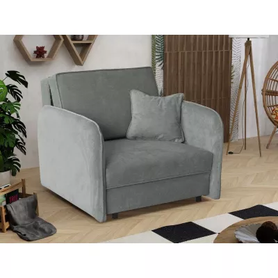 Rozkladacie kreslo BELA LOFT 1 - popolavé