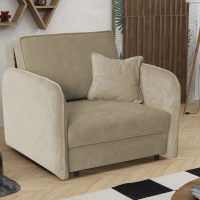 Rozkladacie kreslo BELA LOFT 1 - tmavé béžové