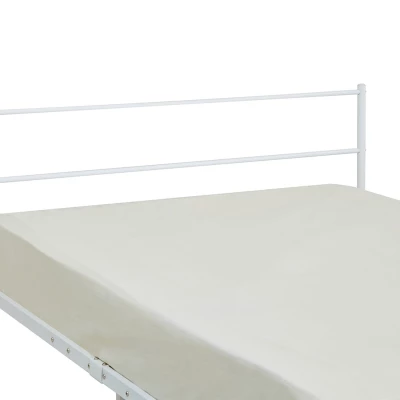 Kovová manželská posteľ 180x200 KARBY 2 - čierna