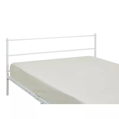 Kovová manželská posteľ 180x200 KARBY 2 - čierna